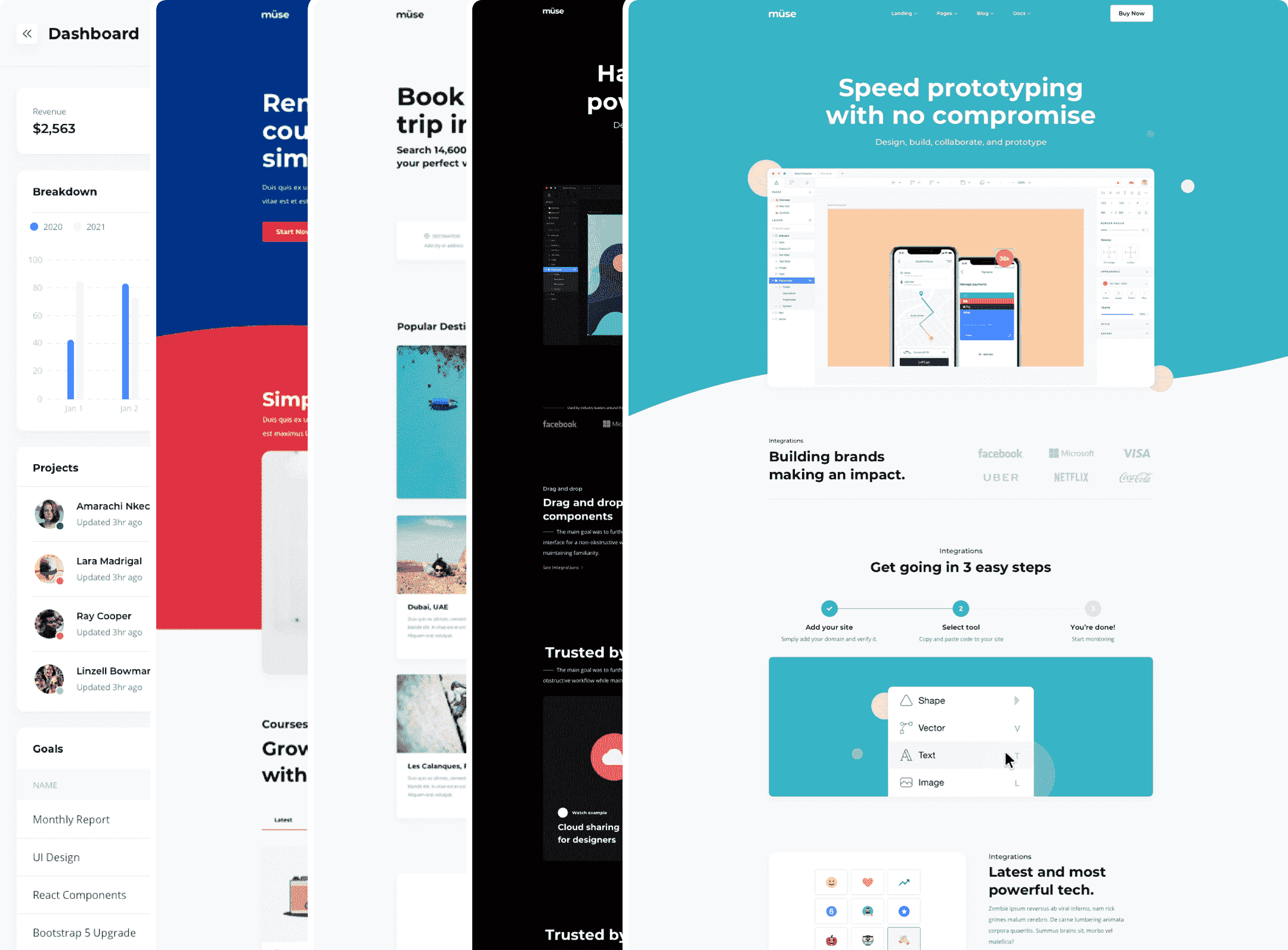 Müse – Bootstrap Template and Multipurpose UI Kit